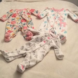 3 premie blanket sleepers child of mine Carters